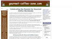 Desktop Screenshot of gourmet-coffee-zone.com